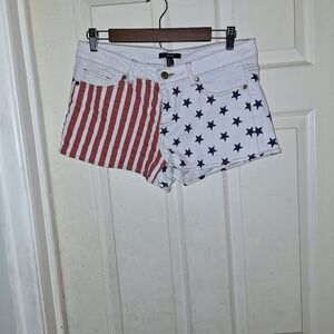 Forever 21 stars and stripes Jean shorts size 29